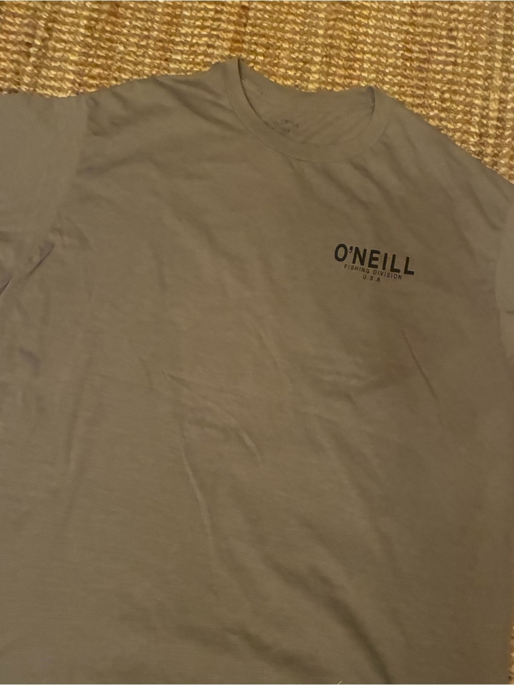 O'Neill Short Sleeve Crew Tee in gray with Chest Logo